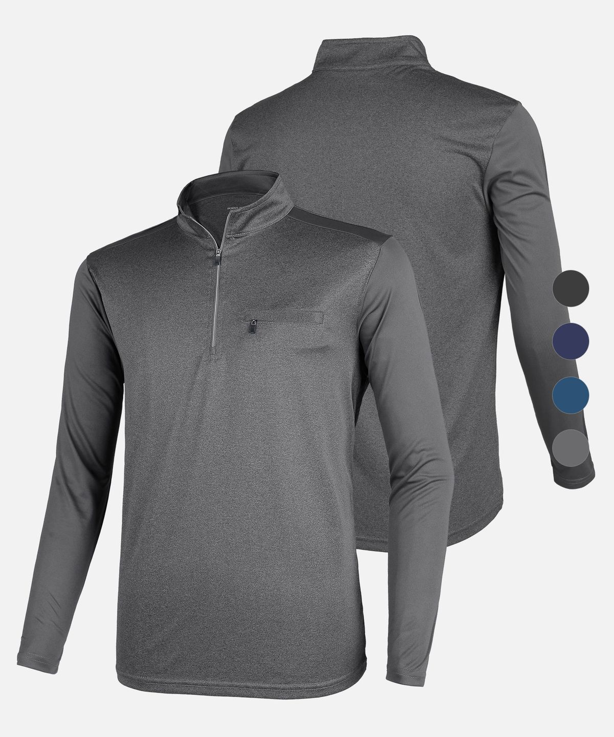 엑스트라스포티(EXTRASPORTY) 데일리킹 남성 가슴포켓 아웃도어 긴팔 집업 티셔츠 4 Colors