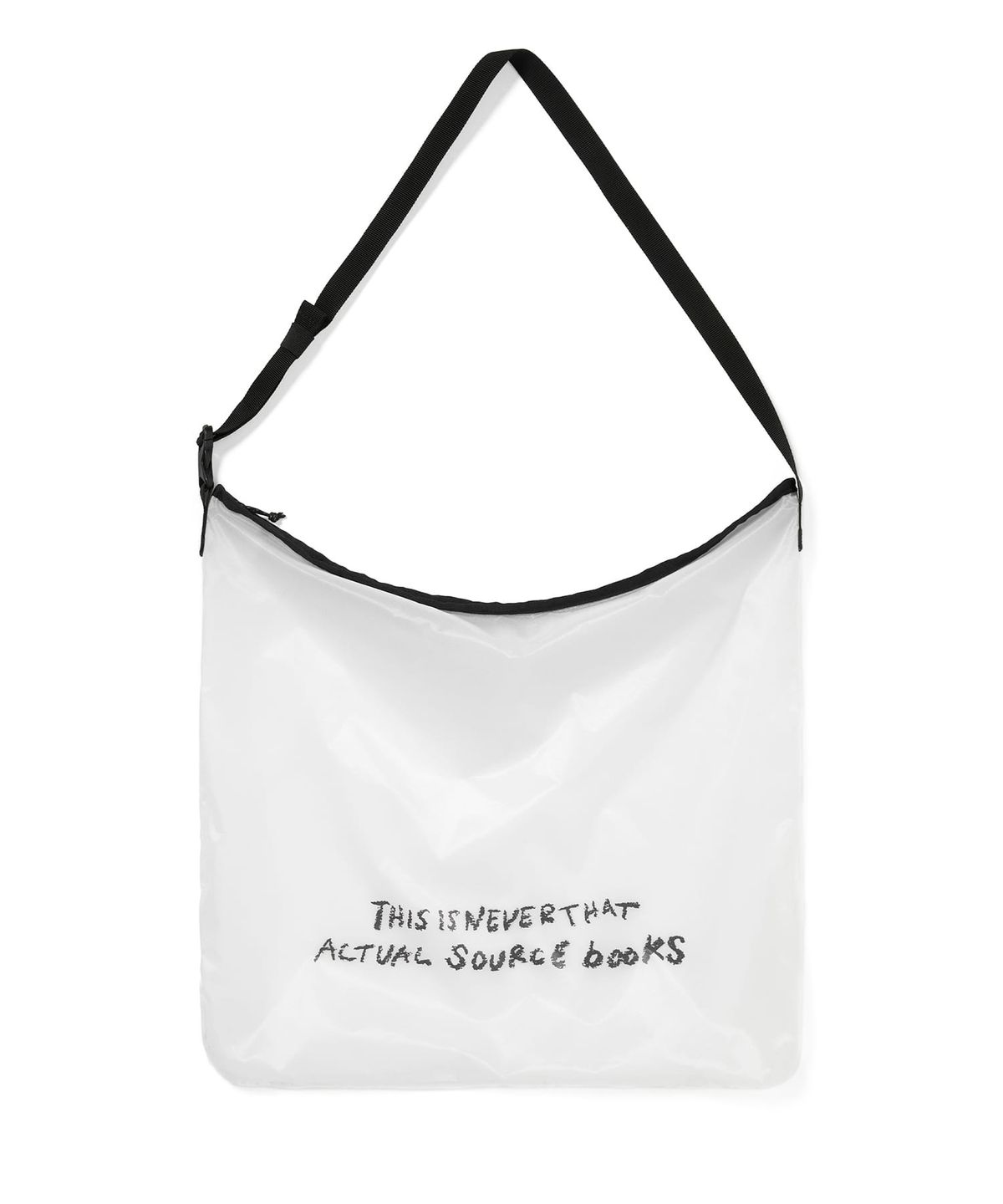 디스이즈네버댓(THISISNEVERTHAT) TNT ASb Nylon Sacoche White