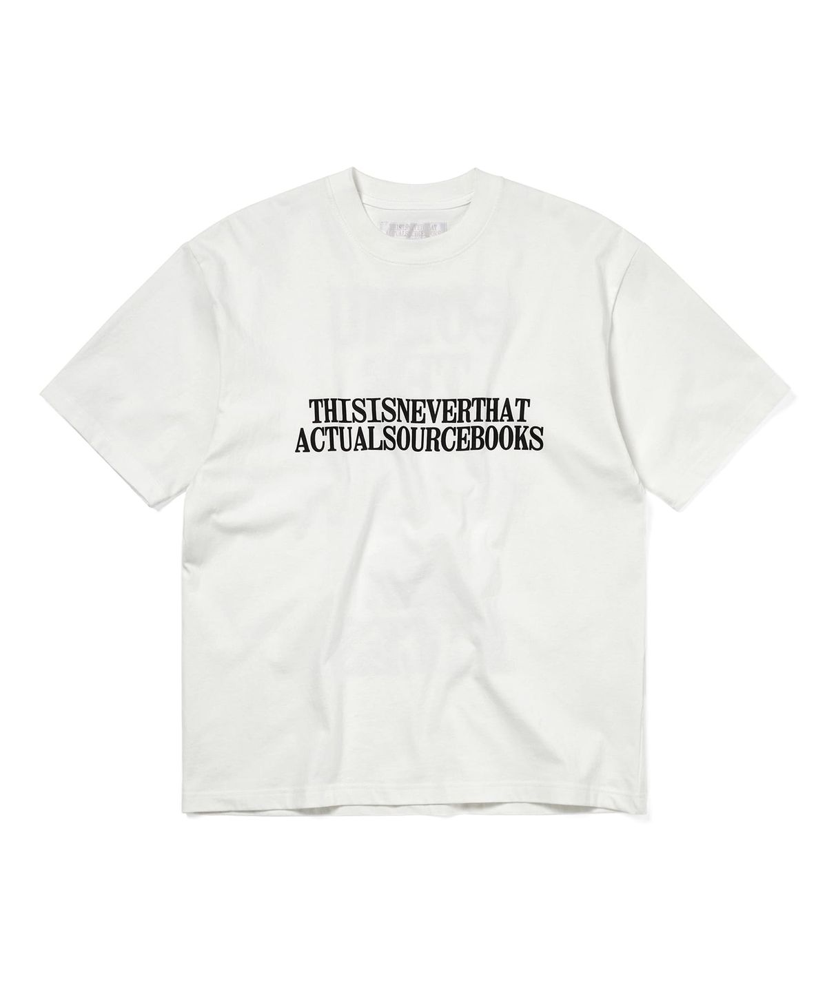 디스이즈네버댓(THISISNEVERTHAT) TNT ASb Commuter Tee White