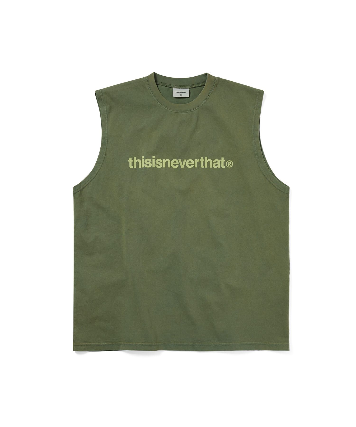 ★thisisneverthat★ CLogo Tee Pickle TN250TTSST04PKL MUSINSA | thisisneverthat® T-Logo Sleeveless Pickle