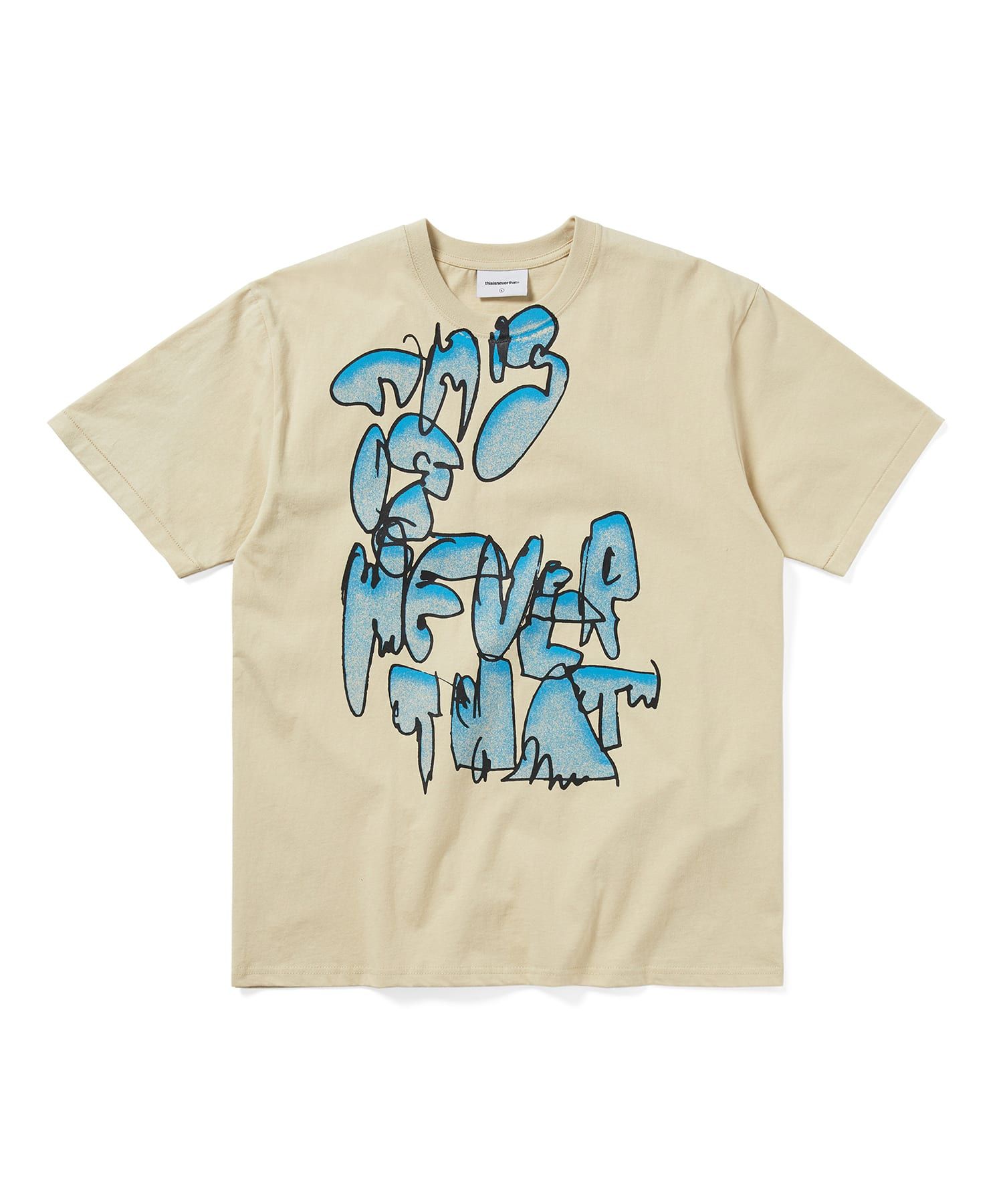 ★thisisneverthat★ Graffiti Tee Pale Lime TN251TTSST12PLL MUSINSA | thisisneverthat® Graffiti Tee Pale Lime