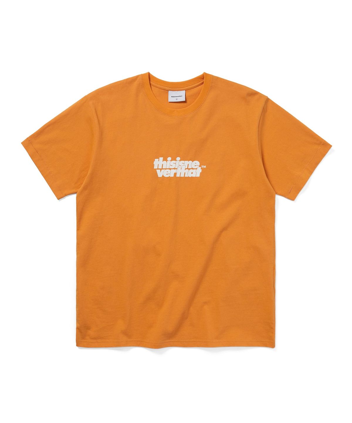 디스이즈네버댓(THISISNEVERTHAT) OL-Logo Tee Orange