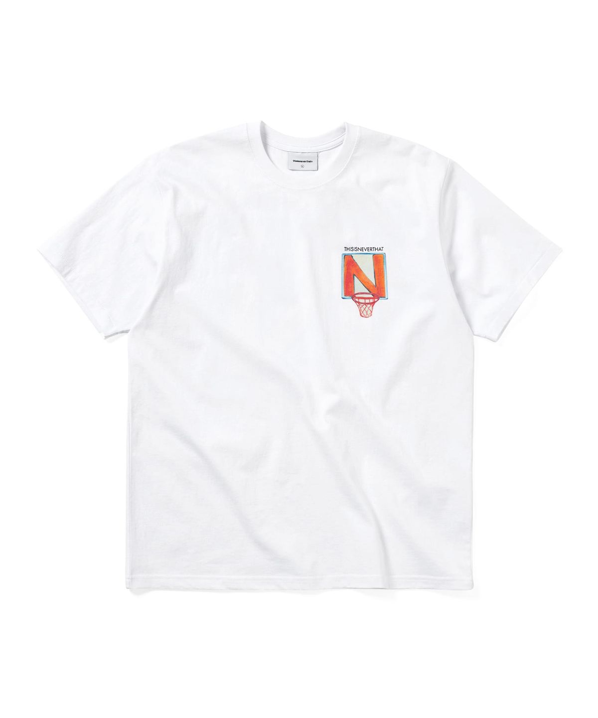 디스이즈네버댓(THISISNEVERTHAT) N Basketball Hoop Tee White