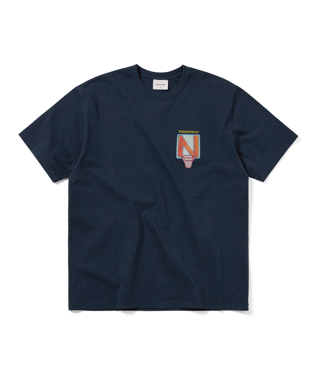디스이즈네버댓(THISISNEVERTHAT) N Basketball Hoop Tee Navy