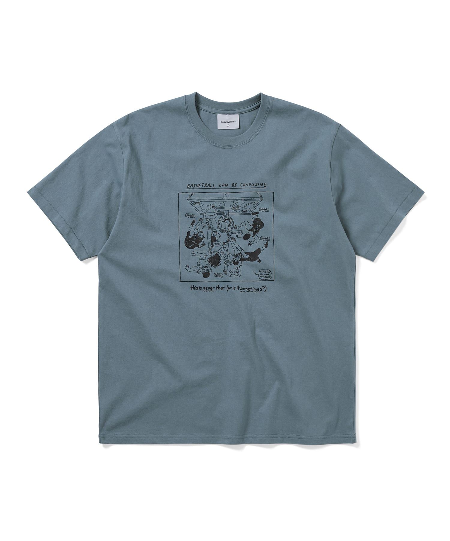 ★thisisneverthat★ Confusing Basketball Tee Slate TN251TTSS MUSINSA | thisisneverthat® Confusing Basketball Tee Slate