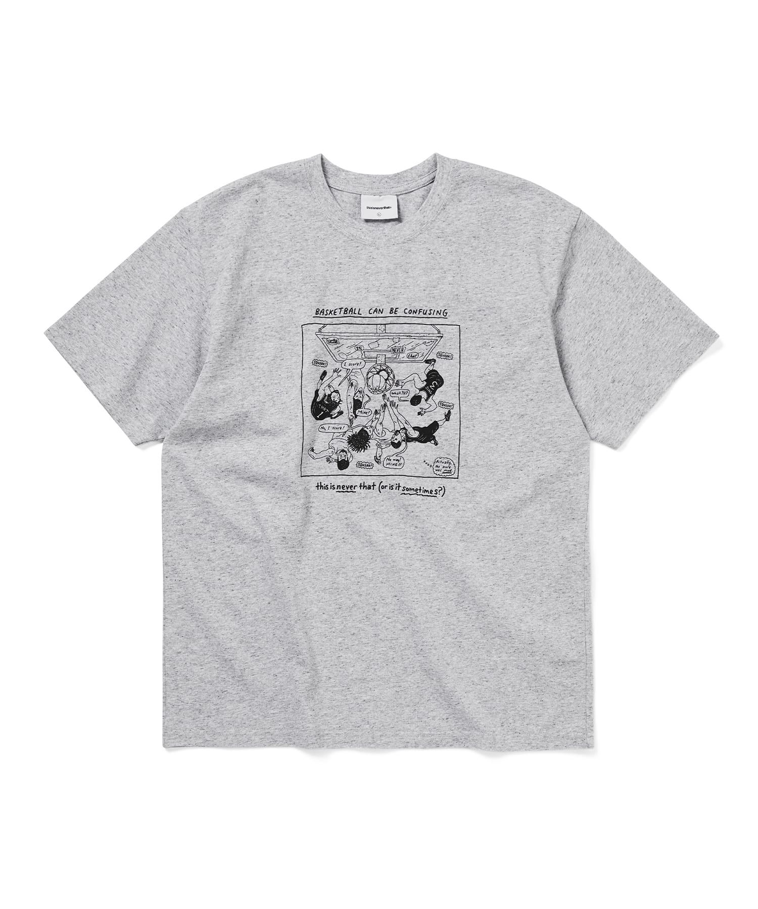 ★thisisneverthat★ Confusing Basketball Tee Slate TN251TTSS MUSINSA | thisisneverthat® Confusing Basketball Tee Heather Grey