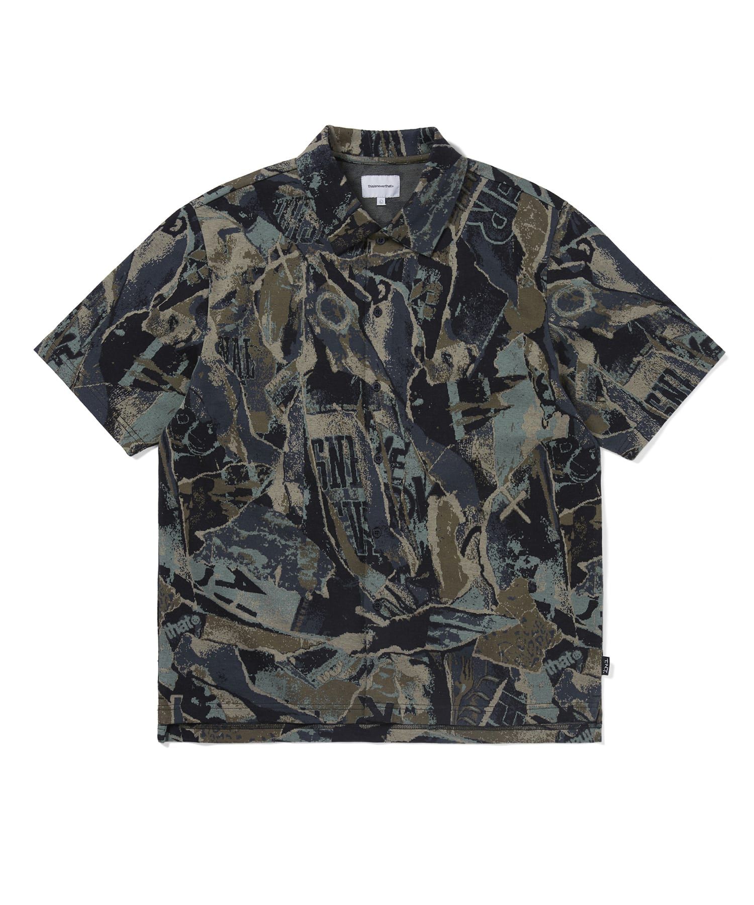 ★thisisneverthat★Jacquard Pattern Button Up Top MUSINSA | thisisneverthat® Jacquard Pattern Button Up Top Black