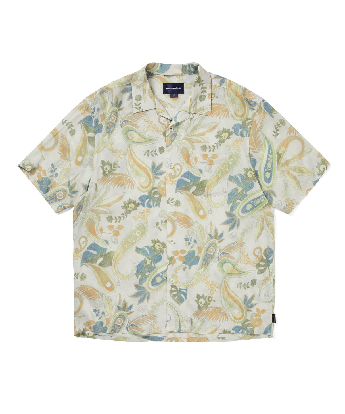 디스이즈네버댓(THISISNEVERTHAT) Weird Paisley S/S Shirt Ivory