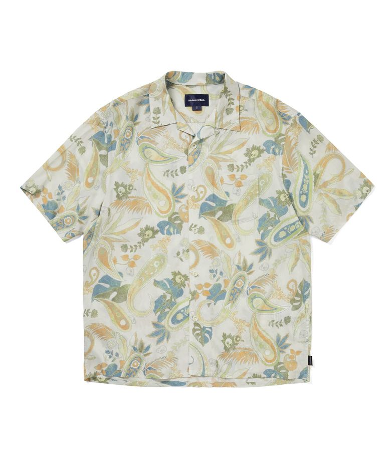 Weird Paisley S/S Shirt Ivory