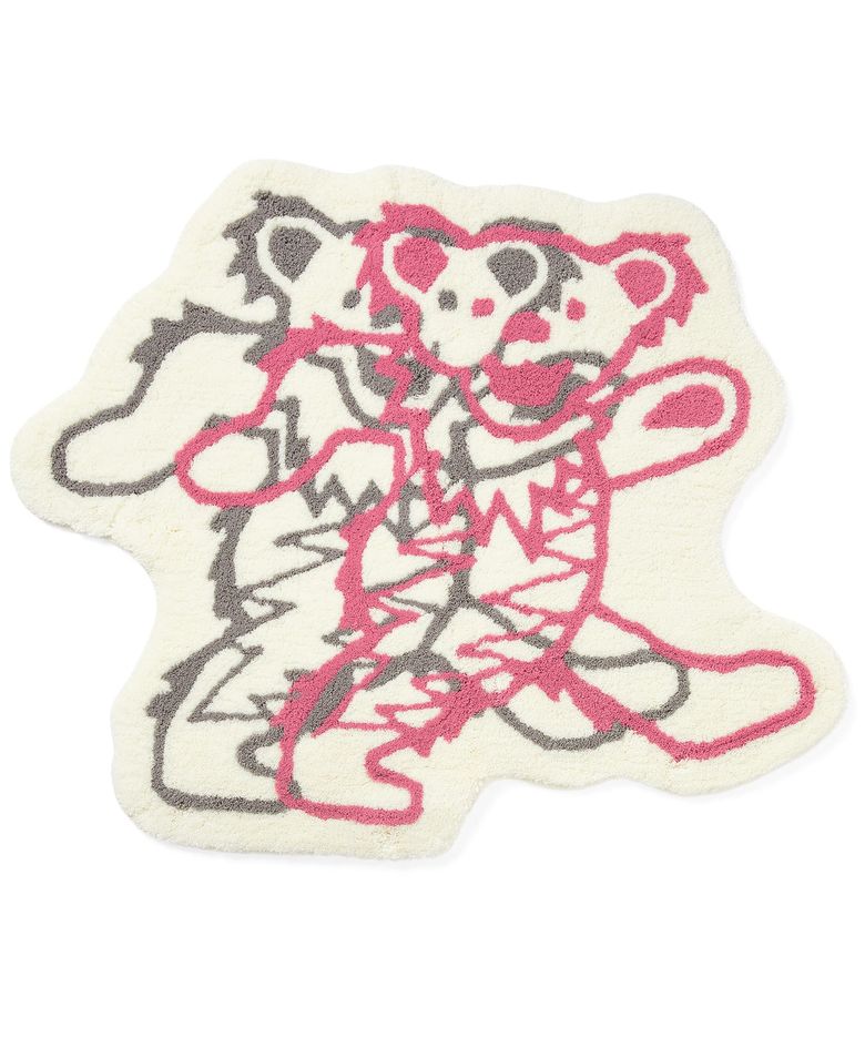 GD Overlap Lightning Bears Rug Natural