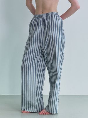 테이크 코튼 팬츠 - 네이비