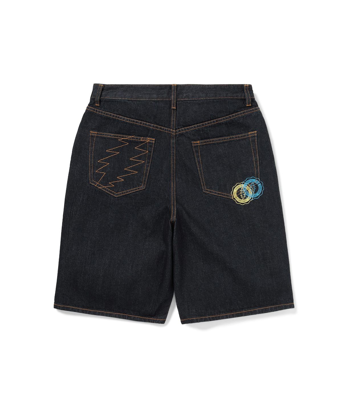 디스이즈네버댓(THISISNEVERTHAT) GD Overlap Lightning Denim Short Indigo