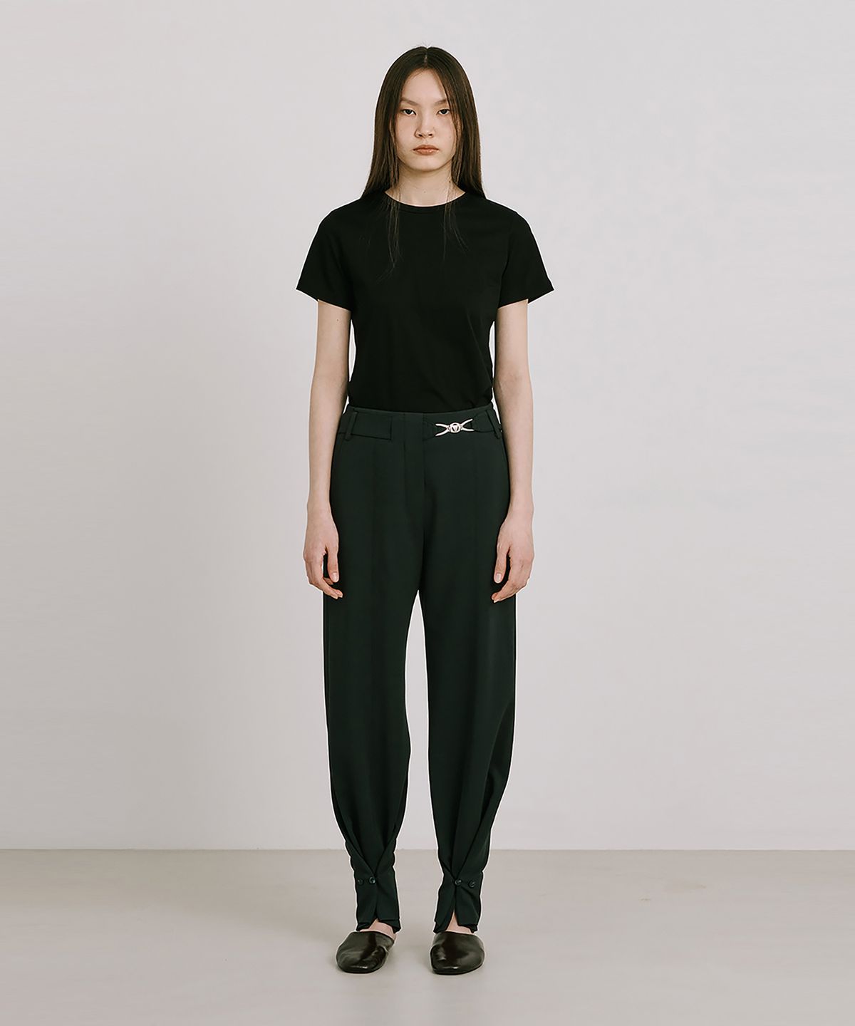 분더캄머(WNDERKAMMER) 25 Basic Short Sleeve T_Black(25 베이직 반팔T_블랙)