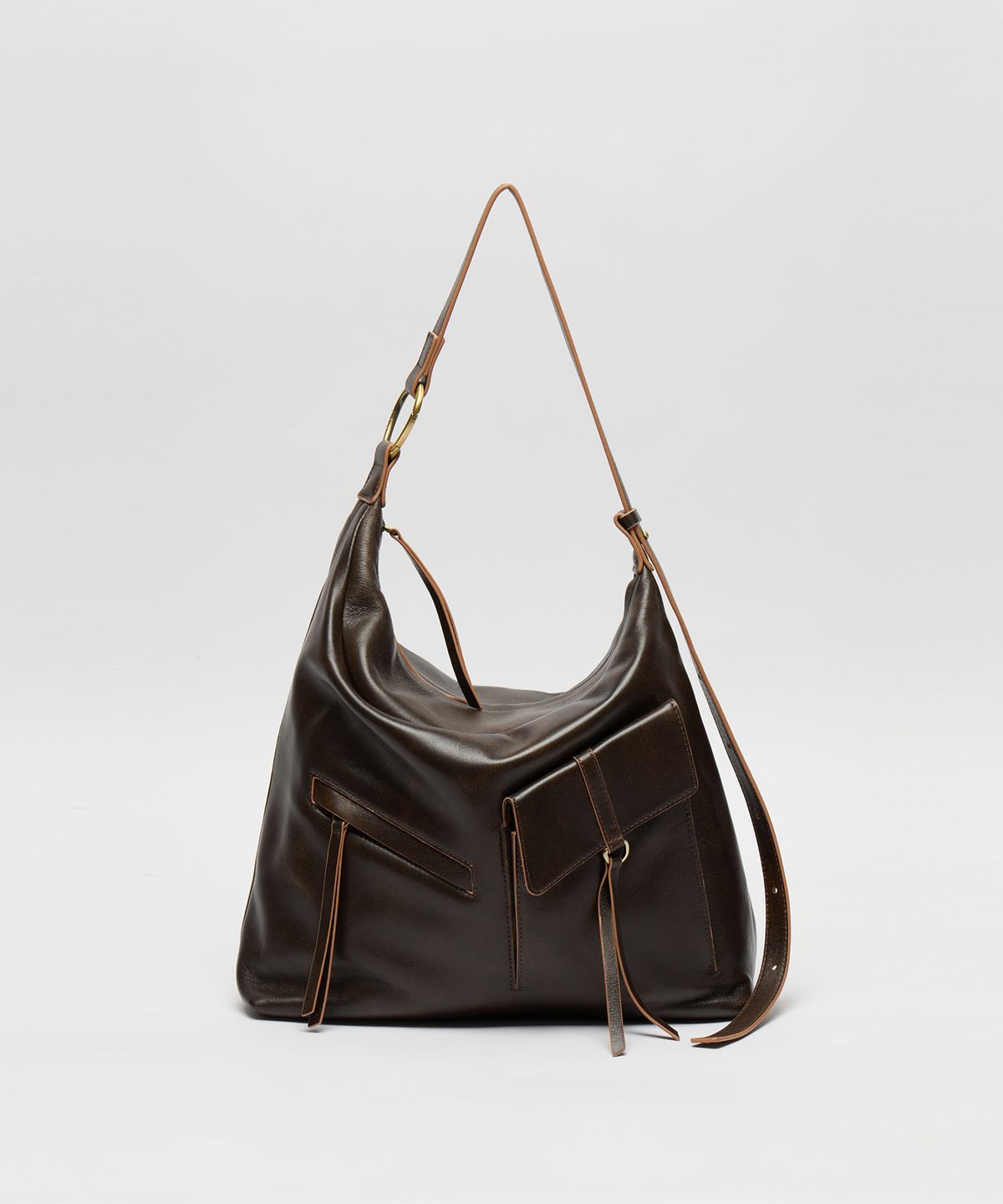 아카이브앱크(ARCHIVEPKE) Rider easy bag(Stone washed brown)_OVBAX25033SWB