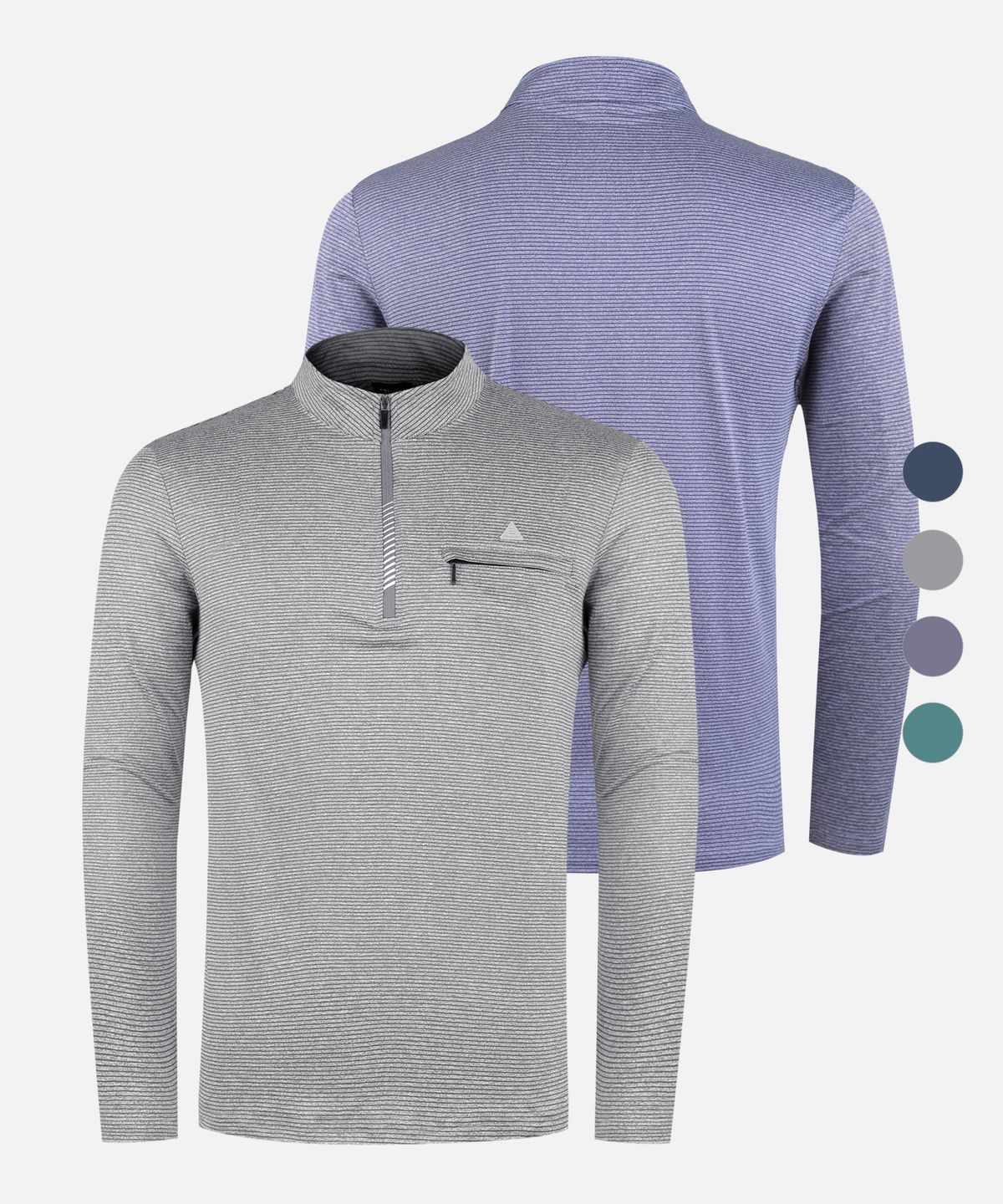 엑스트라스포티(EXTRASPORTY) 선스타 남성 스트라이프 긴팔 집업 티셔츠 4 Colors