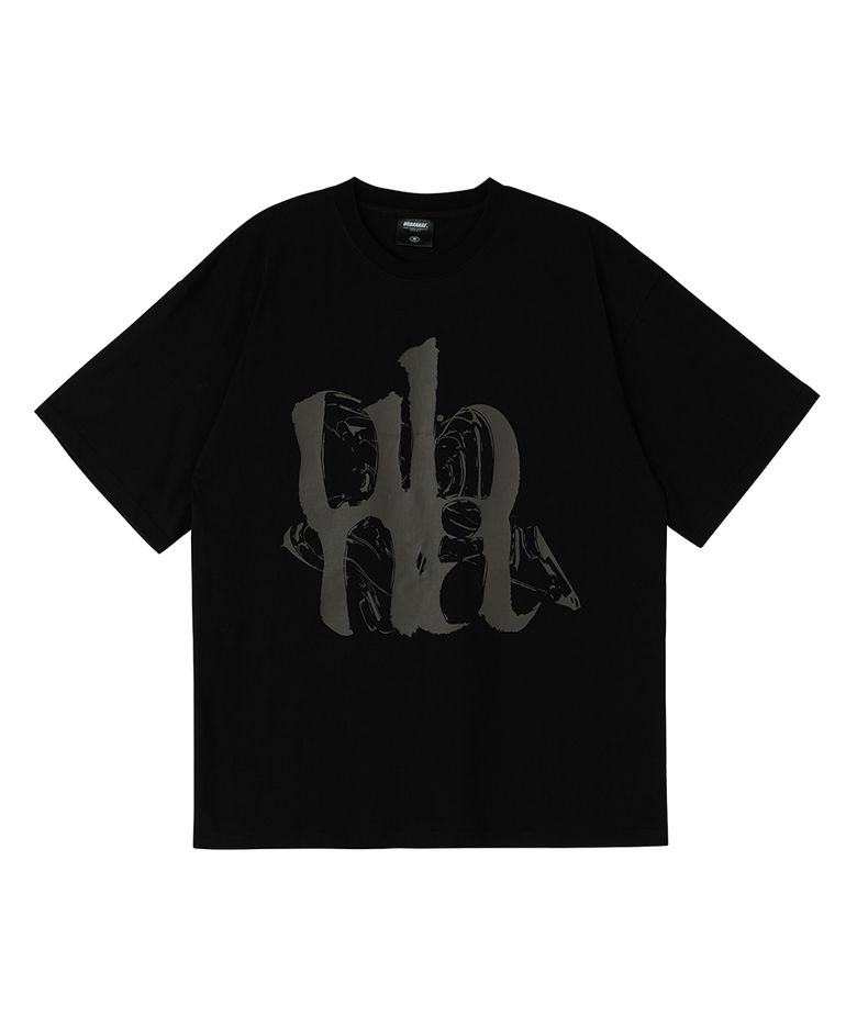 FLOW UBNA 오버 반팔 블랙