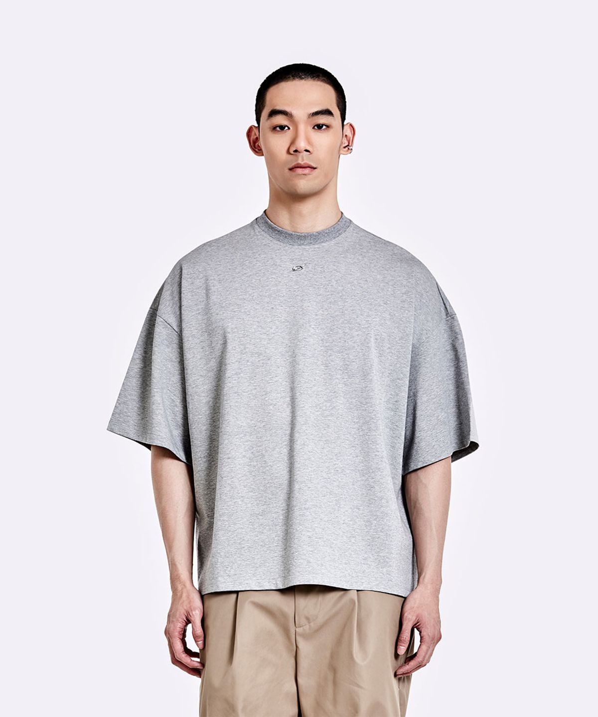 51퍼센트(51PERCENT) Oversized T-shirt - Grey