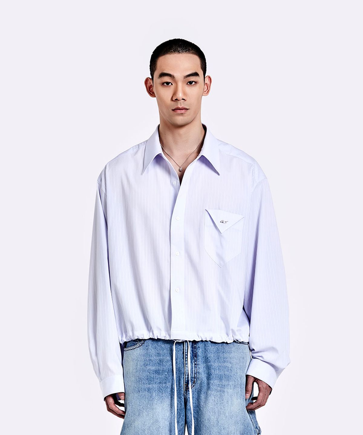 51퍼센트(51PERCENT) Banding shirt - White