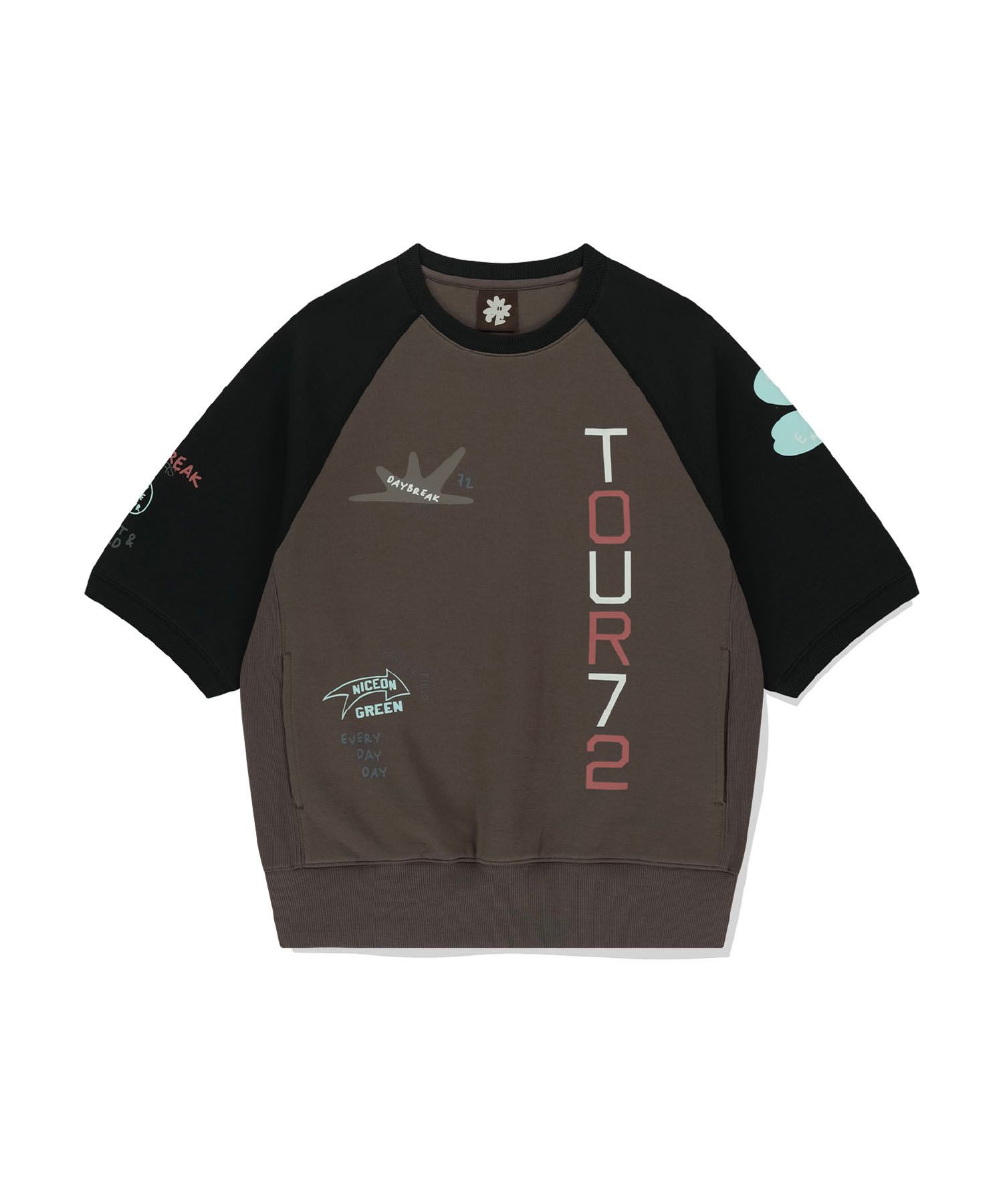 【SUNLOVE】 Doodle S/S Crewneck Sweatshirt /追跡付 MUSINSA | SUNLOVE Doodle S/S Crewneck Sweatshirt Brown