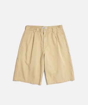 FD Cotton Bermuda Pants Beige