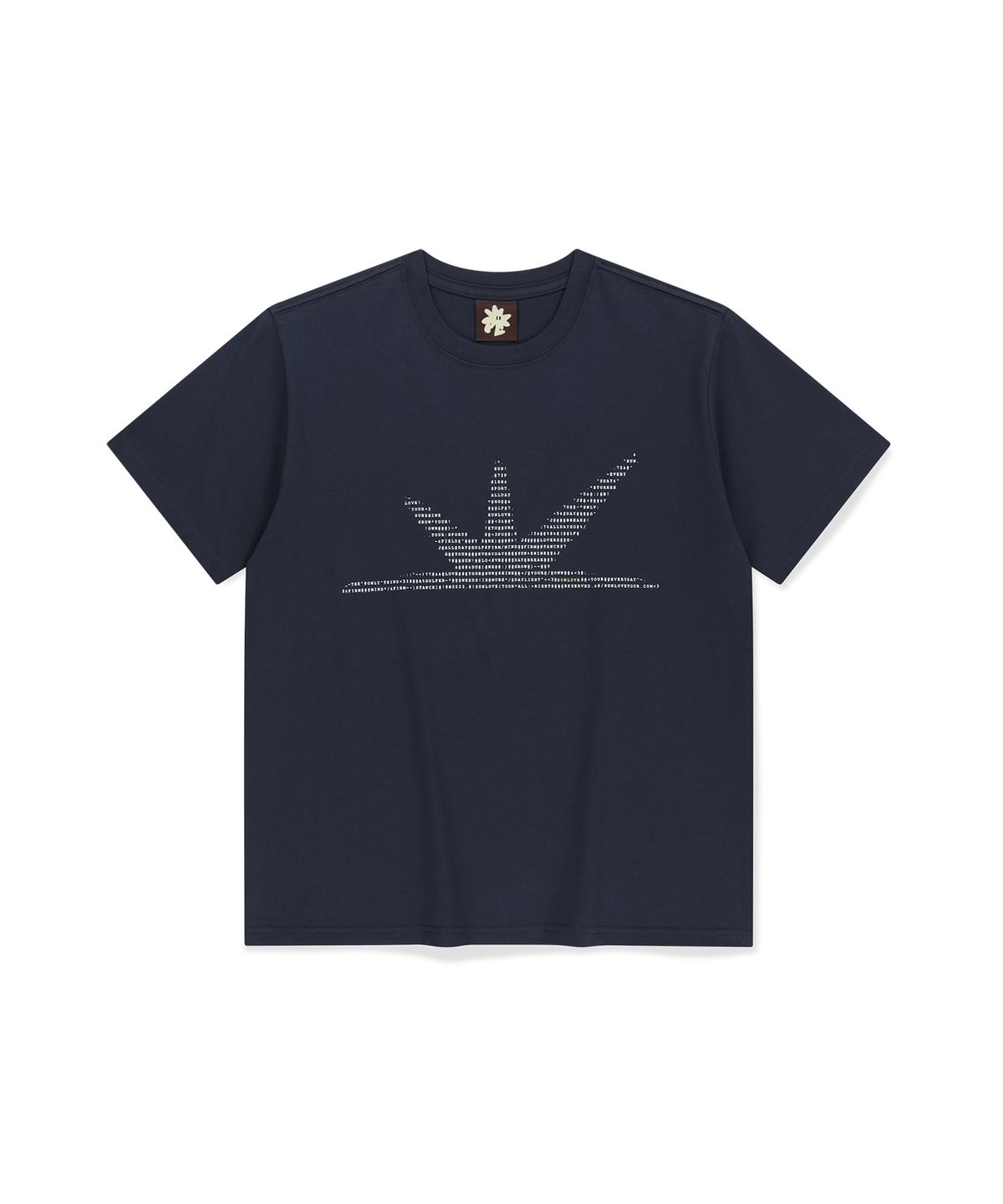 썬러브(SUNLOVE) ASCII Daybreak Tee Navy