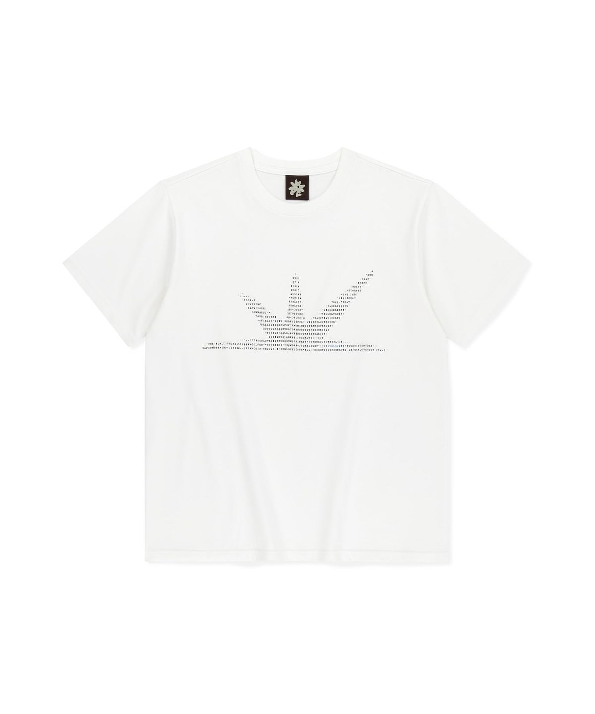 썬러브투어(SUNLOVETOUR) ASCII Daybreak Tee White