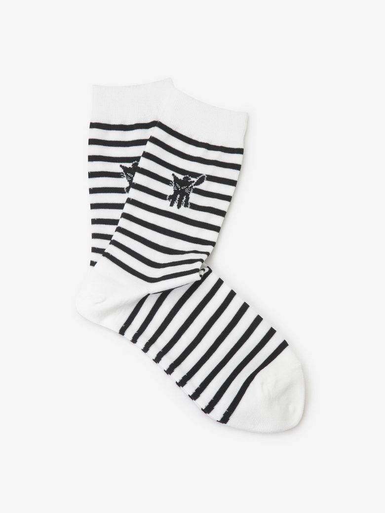 MITCHI LONG SOCKS1_STRIPED FABRIC
