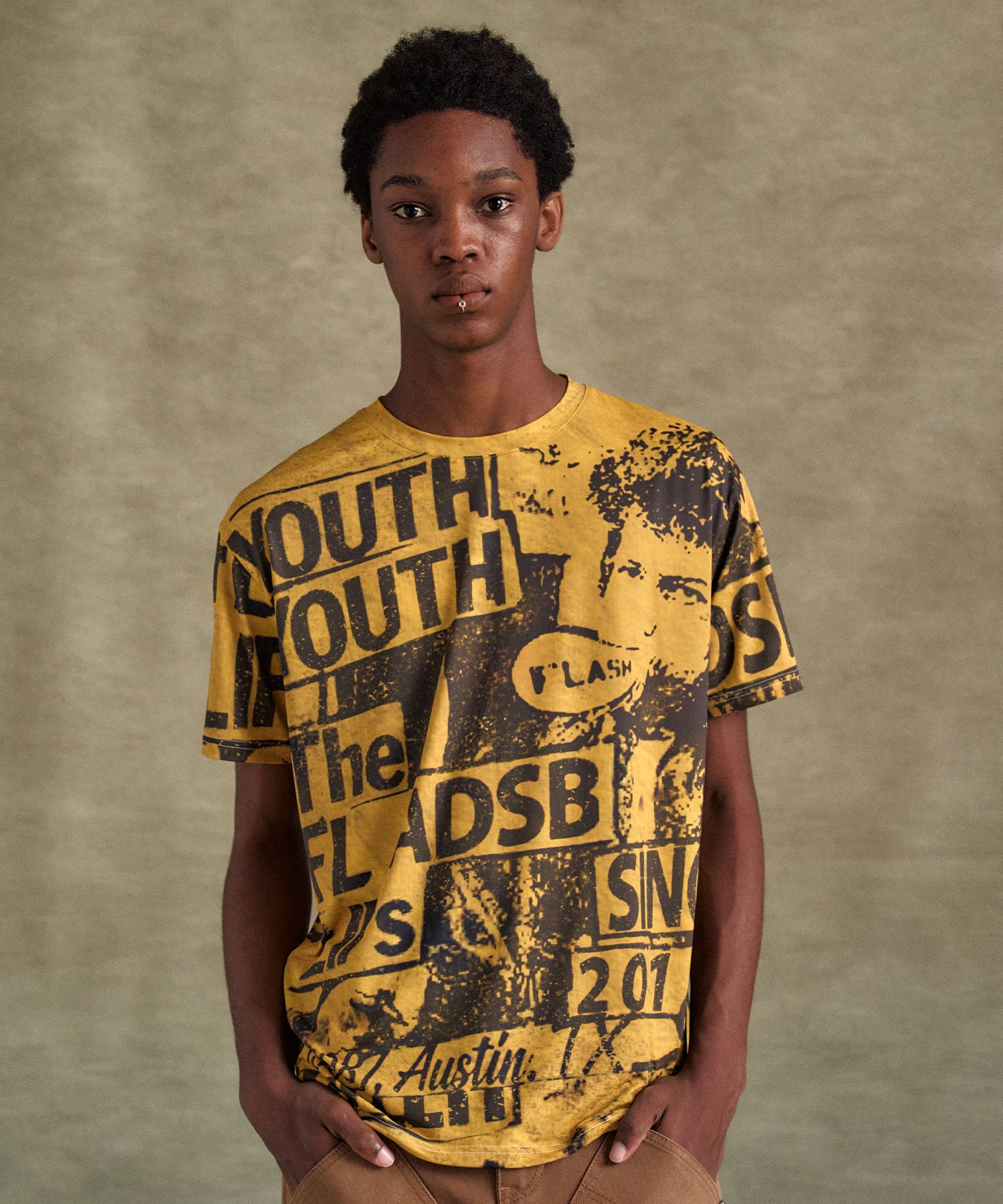 ★ANDERSSON BELL★ UNISEX MAGAZINE TSHIRTS atb1292u(YELLOW) MUSINSA | ANDERSSON BELL Unisex Magazine T-shirt atb1292u