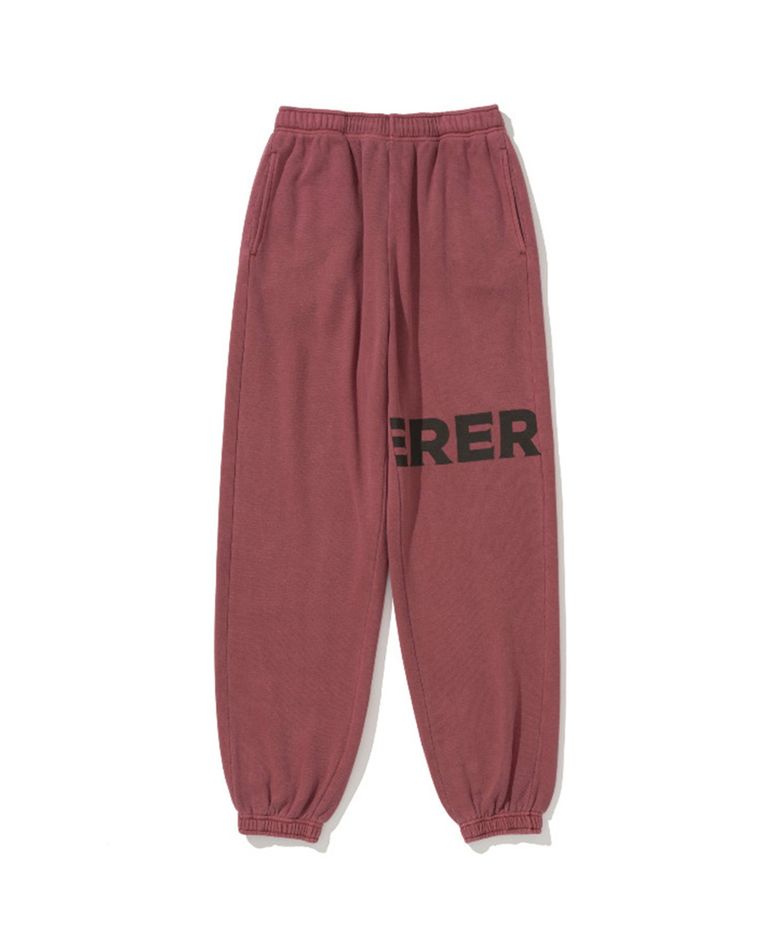 [UN] ERER Sweat Joggers Pants Wine