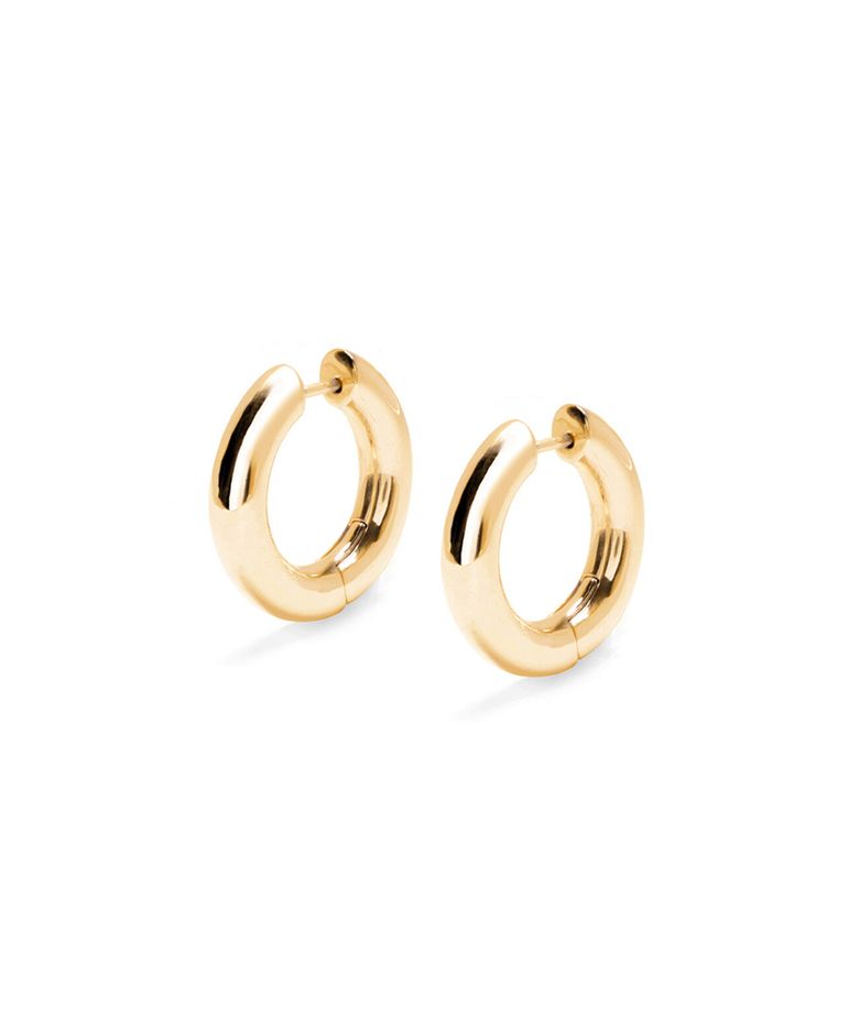 Lowkey hoop earring gold