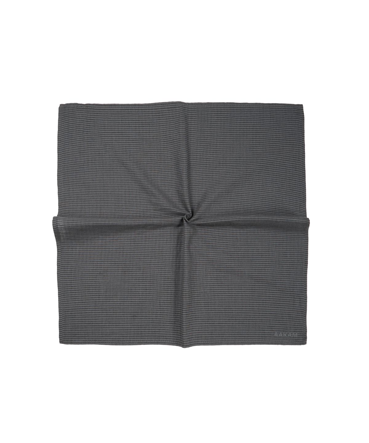 아캄(AAKAM) Check Pattern Scarf (Blue)