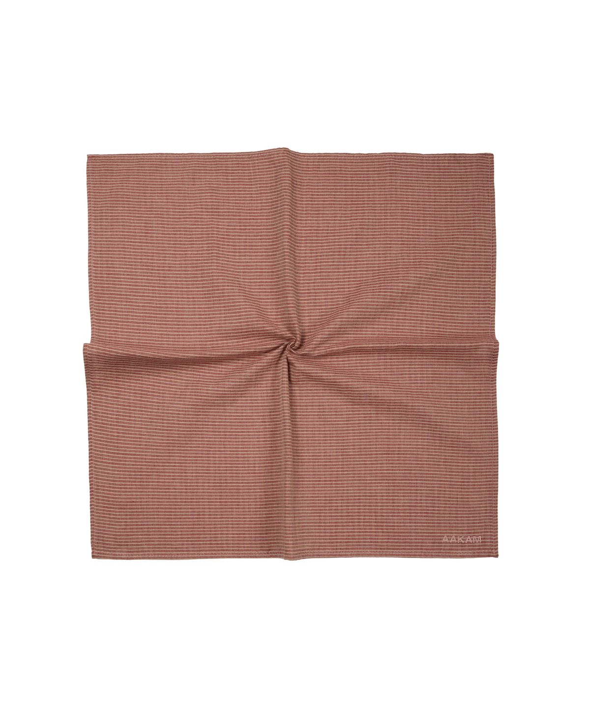 아캄(AAKAM) Check Pattern Scarf (Red)