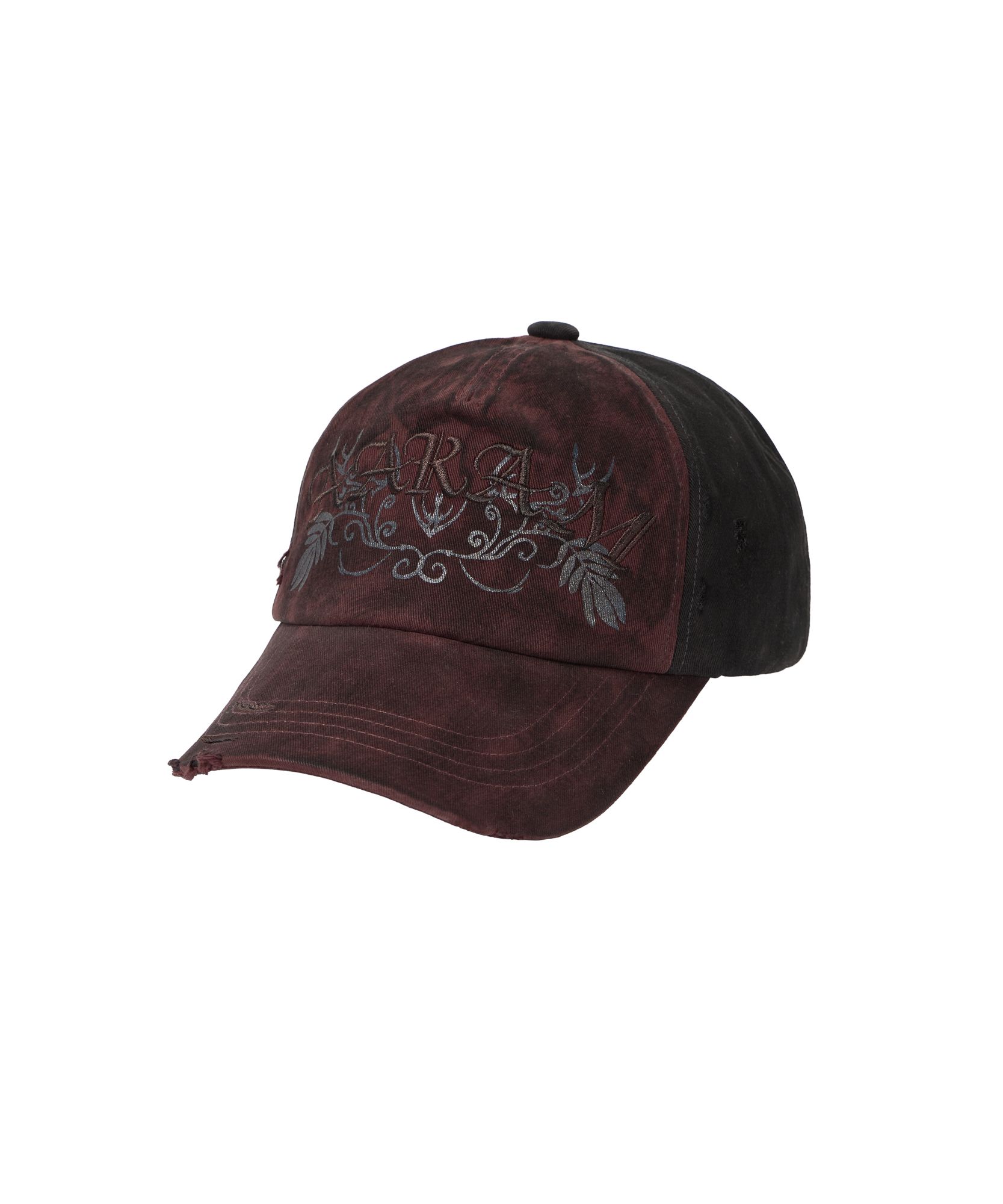 【AAKAM】VTG Washed Damage Ball Cap MUSINSA | AAKAM VTG Washed Damage Ball Cap (Black)