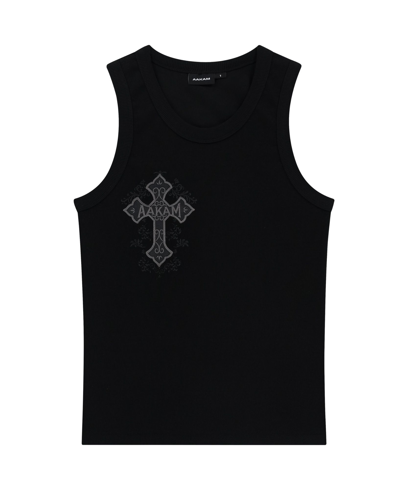 ☆AAKAM☆AKM CROS2 Sleeveless 韓国発 MUSINSA公式 | AAKAM AKM CROS2 Sleeveless (Black)