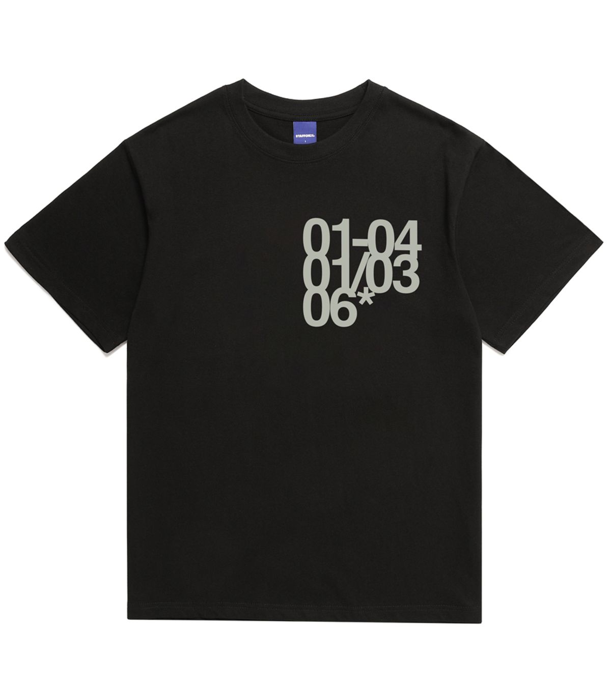 스텝온리(STAFFONLY) 01-04 TEE (BLACK)