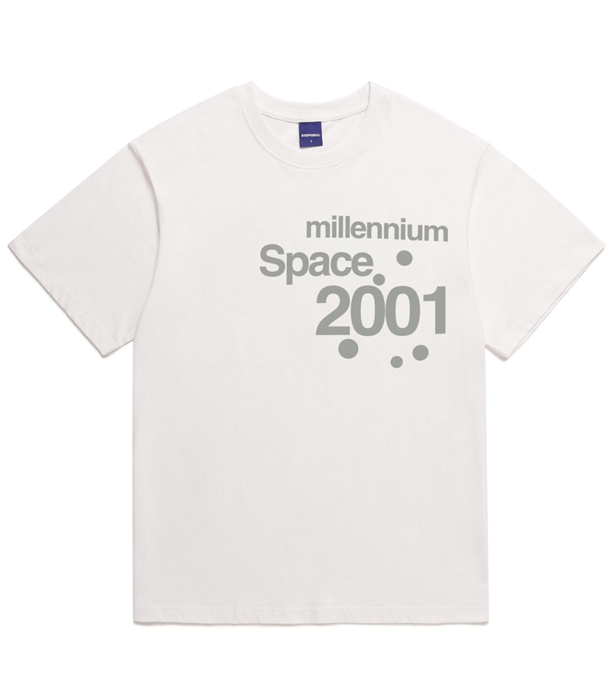 스텝온리(STAFFONLY) MILLENNIUM SPACE TEE (WHITE)