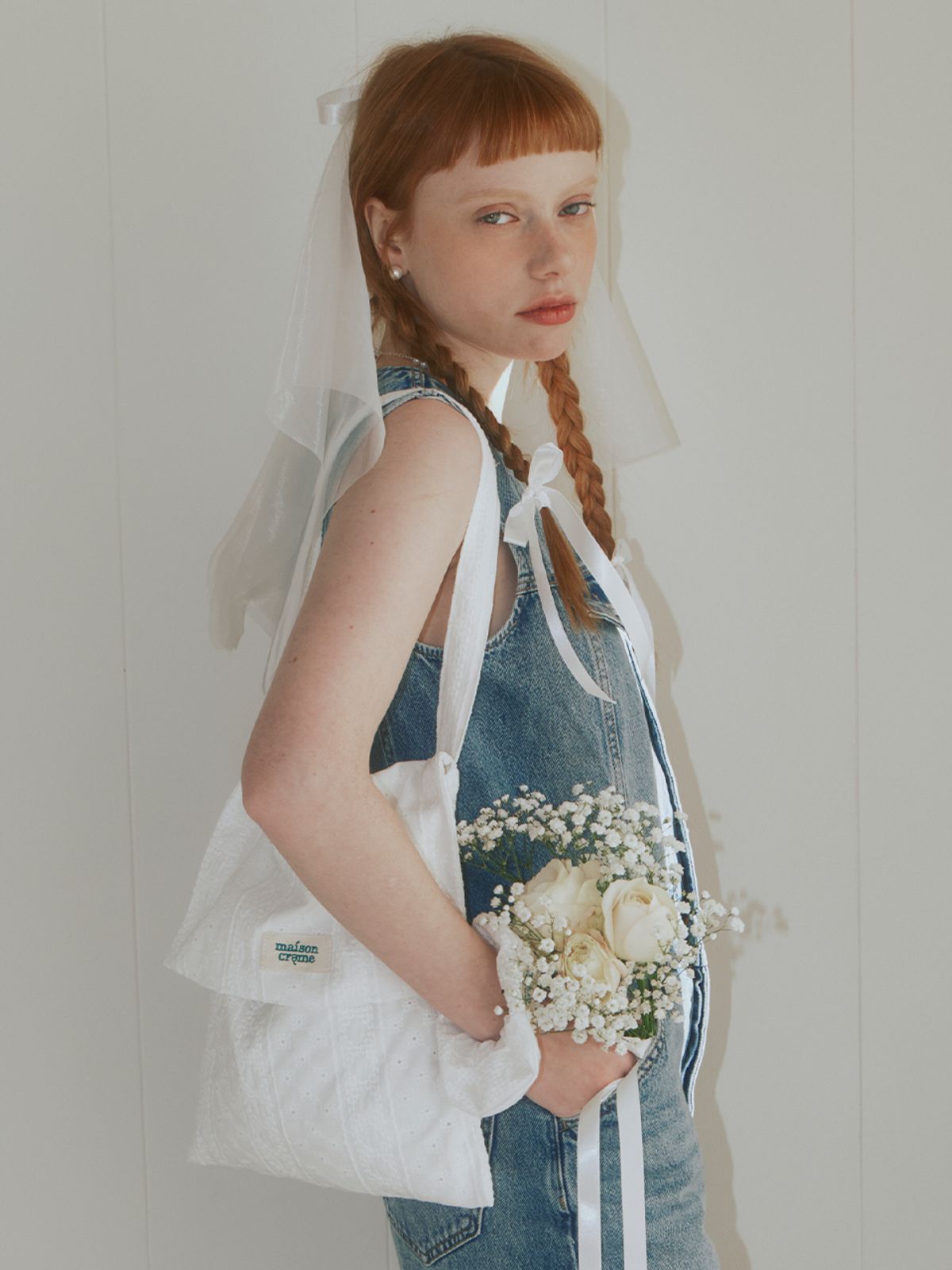 메종크렘(MAISON CREME) Flap punching eco bag_m