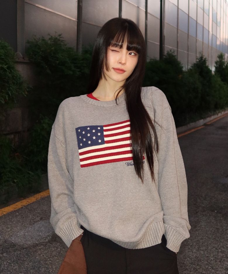 USA American Flag Pullover(U) / WHKAG4924U