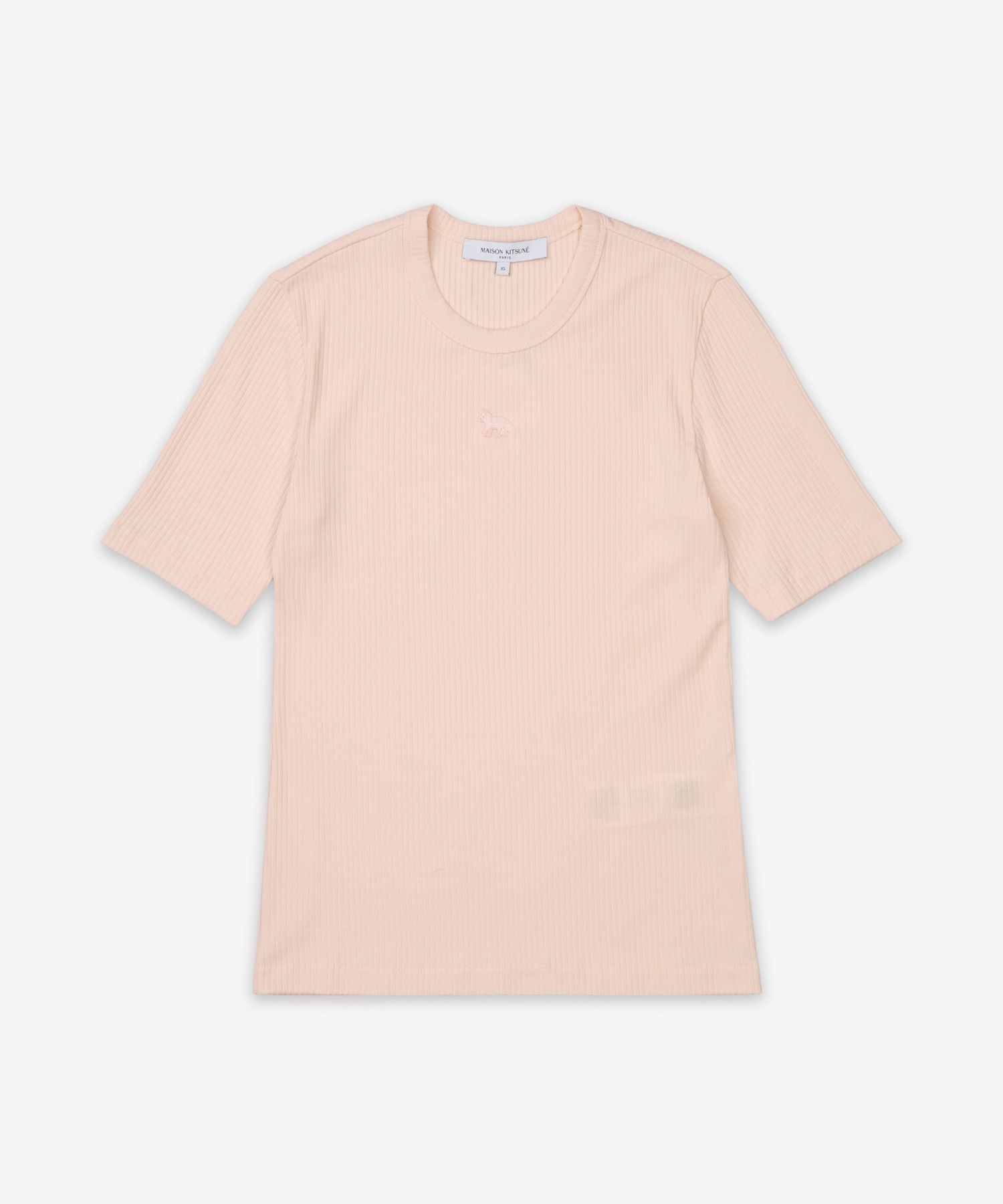 MUSINSA公式 | MAISON KITSUNE ベビーフォックスリブドフィテッド半袖T 
