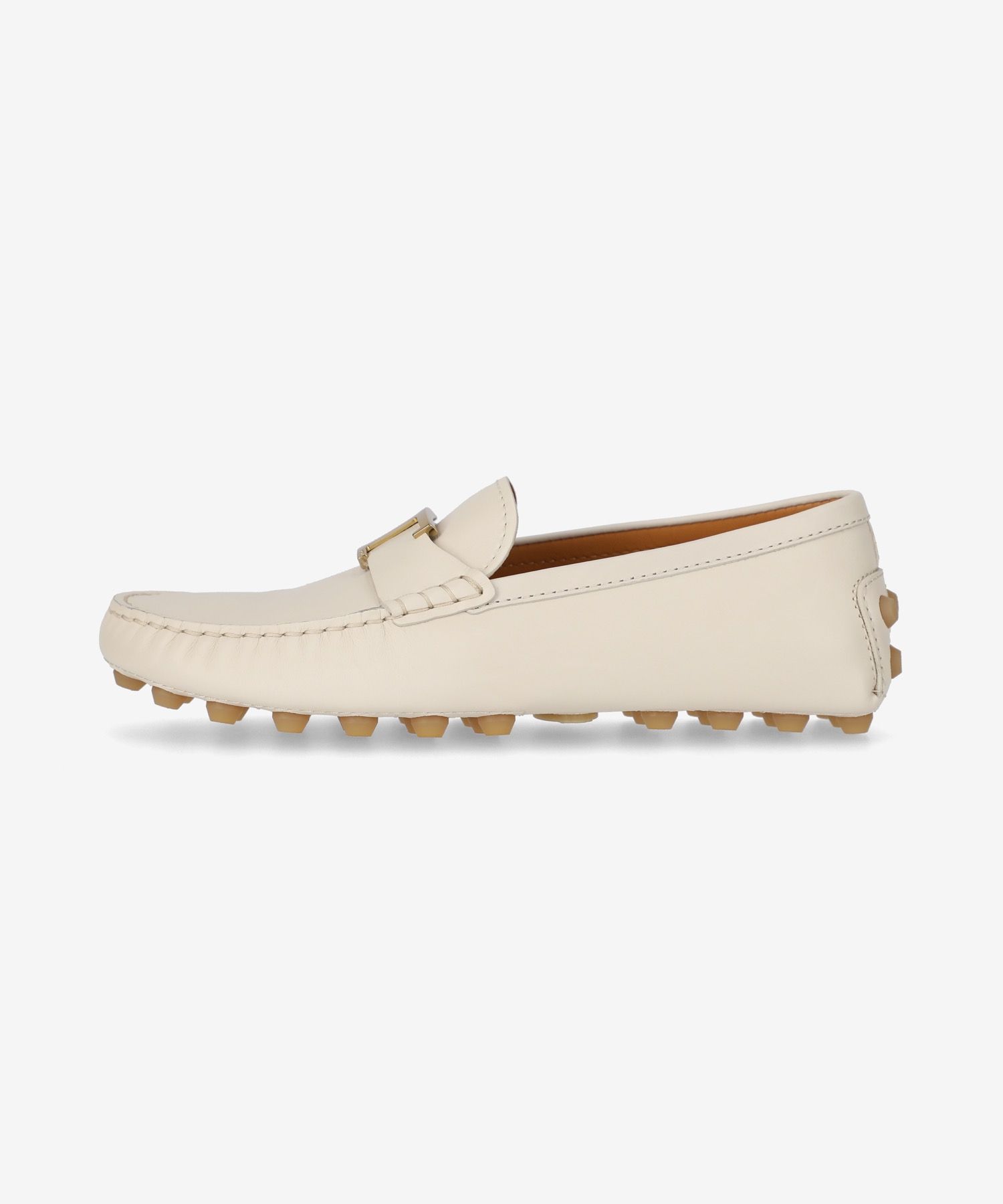 ★TOD'S★ Timeless Gomino Leather Loafer Off White XXW52K0IZ Woman OFF WHITE Gommino Bubble in Leather