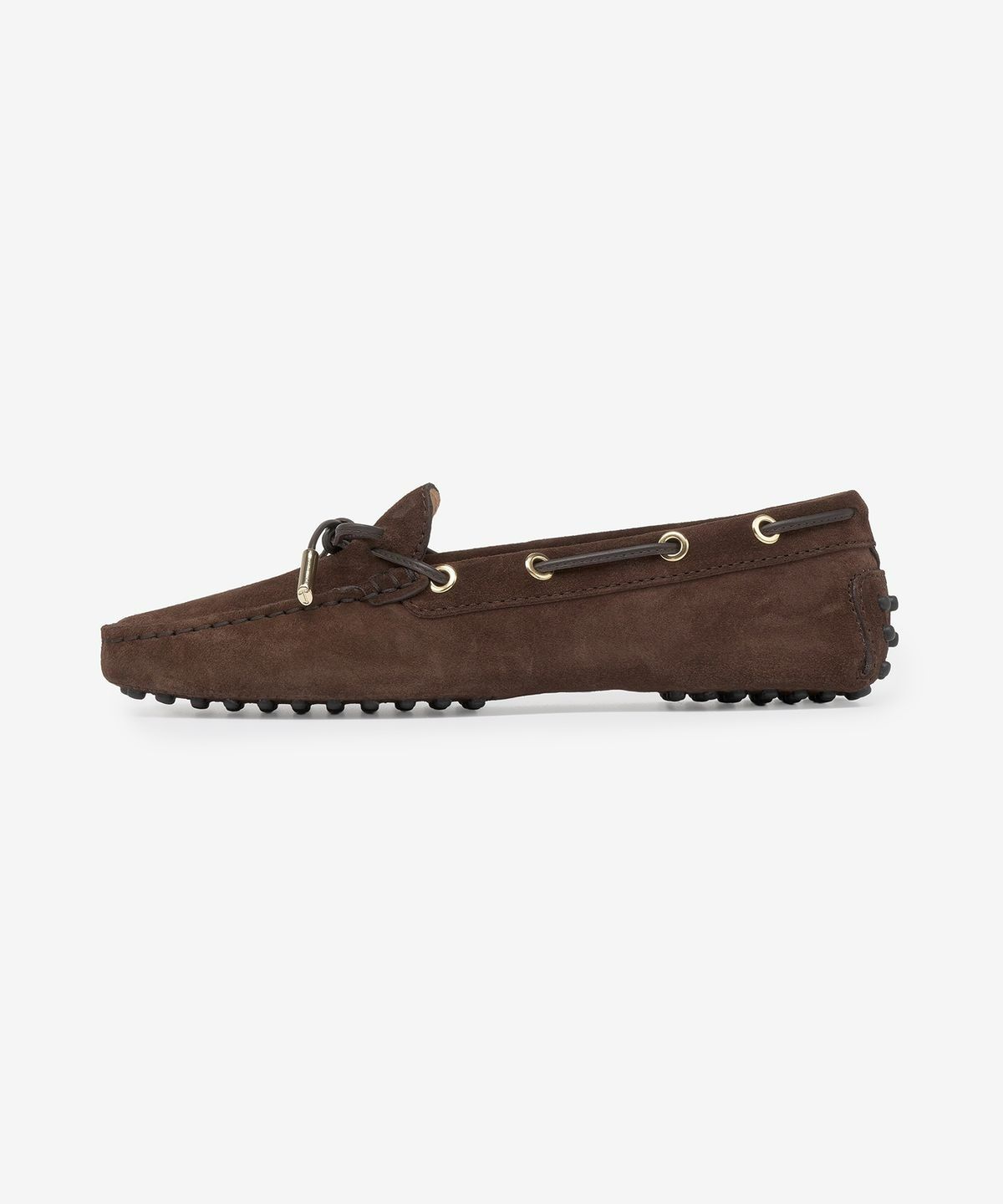 MUSINSA | TODS Gomino Suede Driving Loafer - Brown