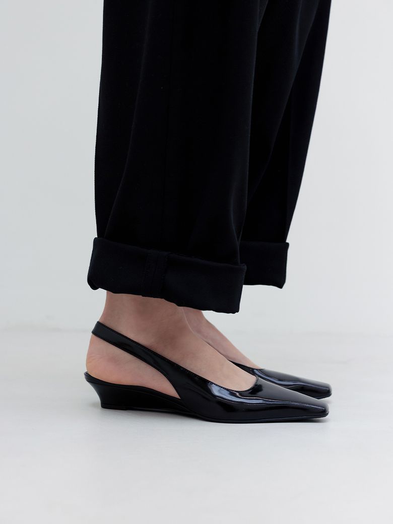 WEDGE ANDY SLING BACK [C5S02BK]