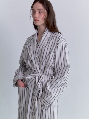 테이크 코튼 로브 - 브라운