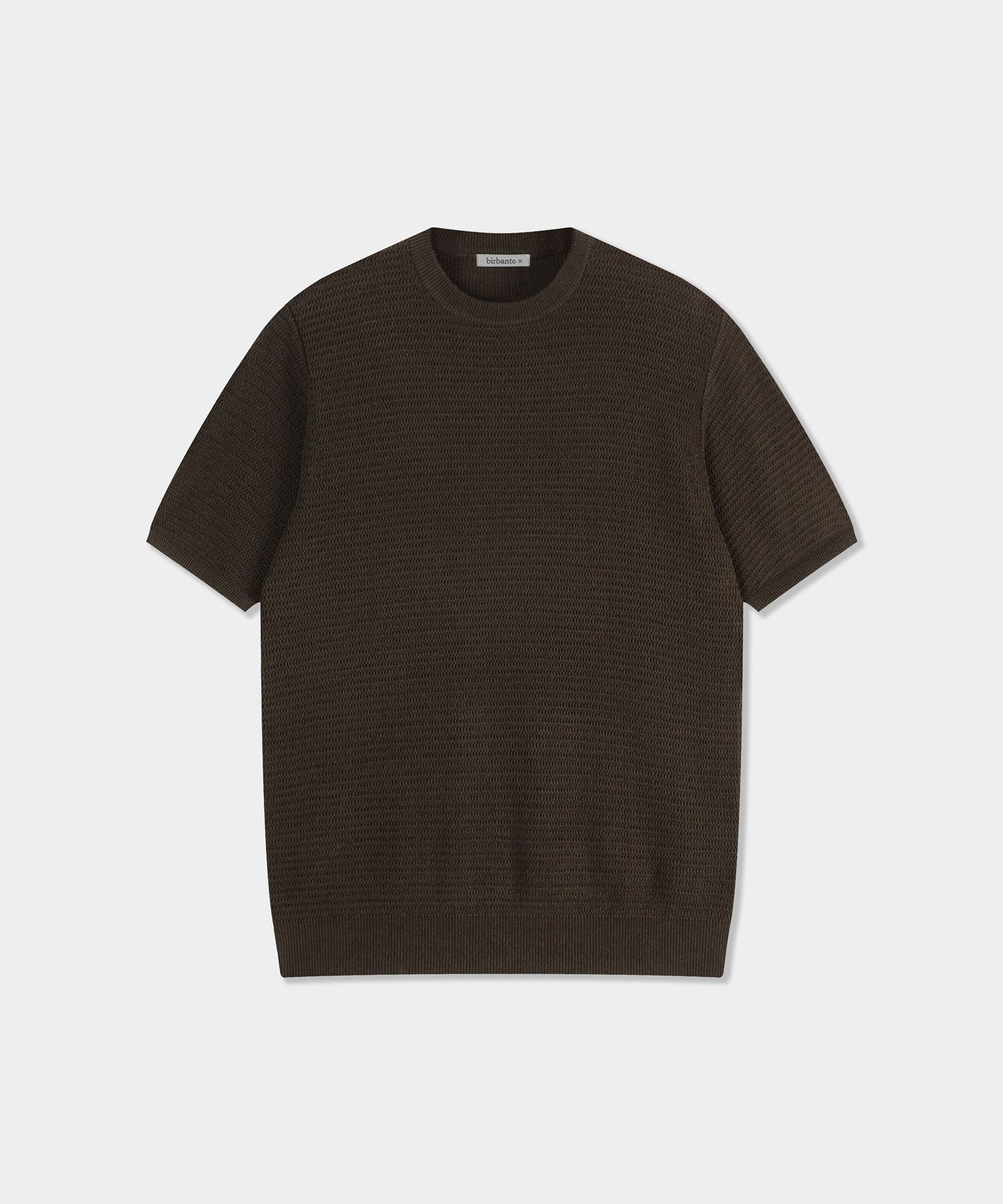 MUSINSA | Birbante Summer Washable Essential Round Knit