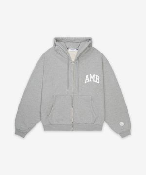 AMB 그래픽 집업 후드 - 그레이 / 1211533315