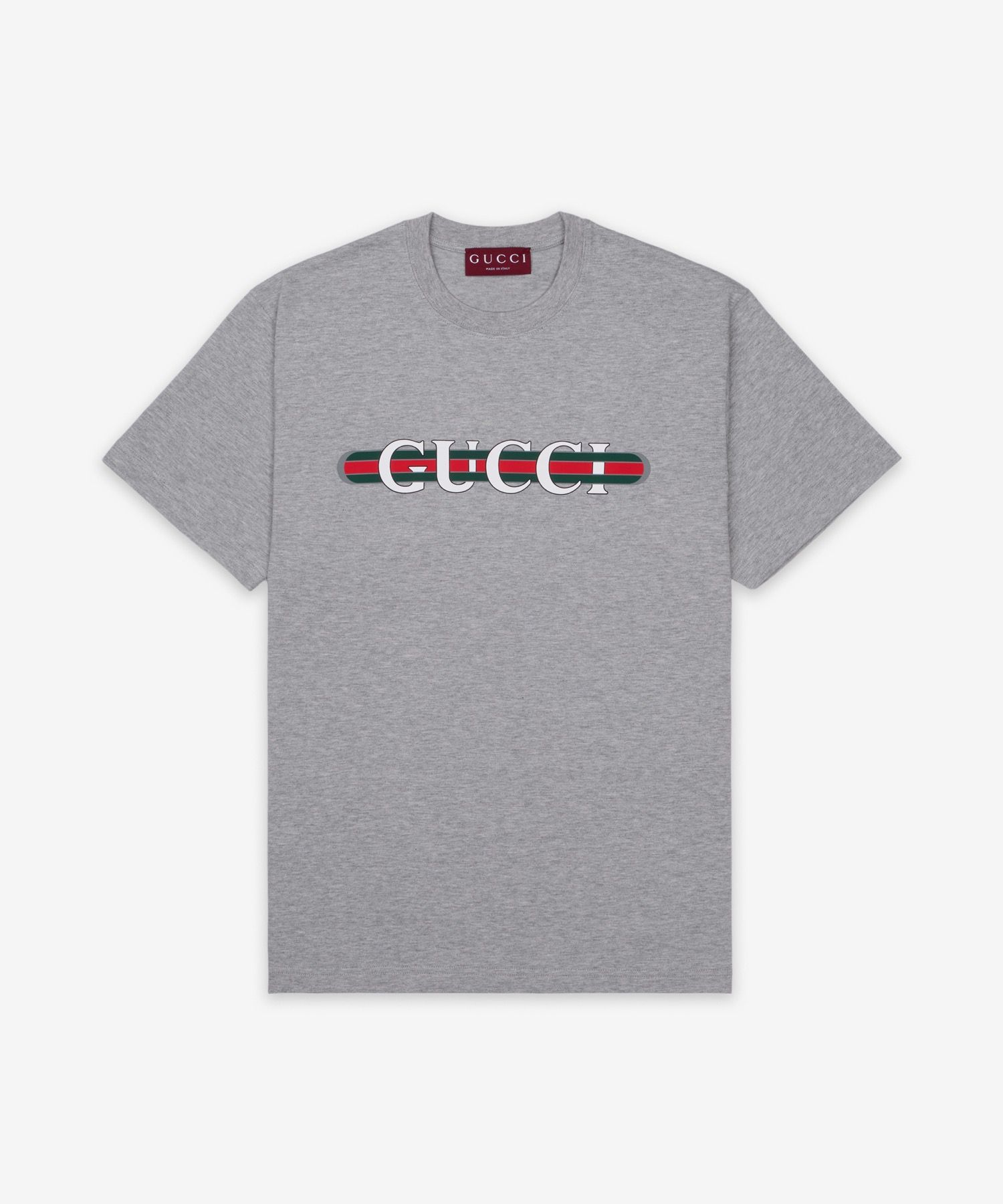 ☆GUCCI☆ Printed Cotton Jersey Short Sleeve T-Shirt Tシャツ Printed cotton jersey T-shirt in navy | GUCCI® US