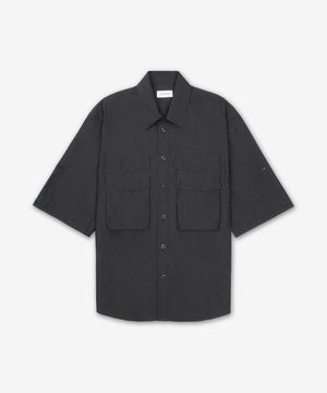 유틸리티 반소매 셔츠 - 블랙 / SH1146LF1399BK980