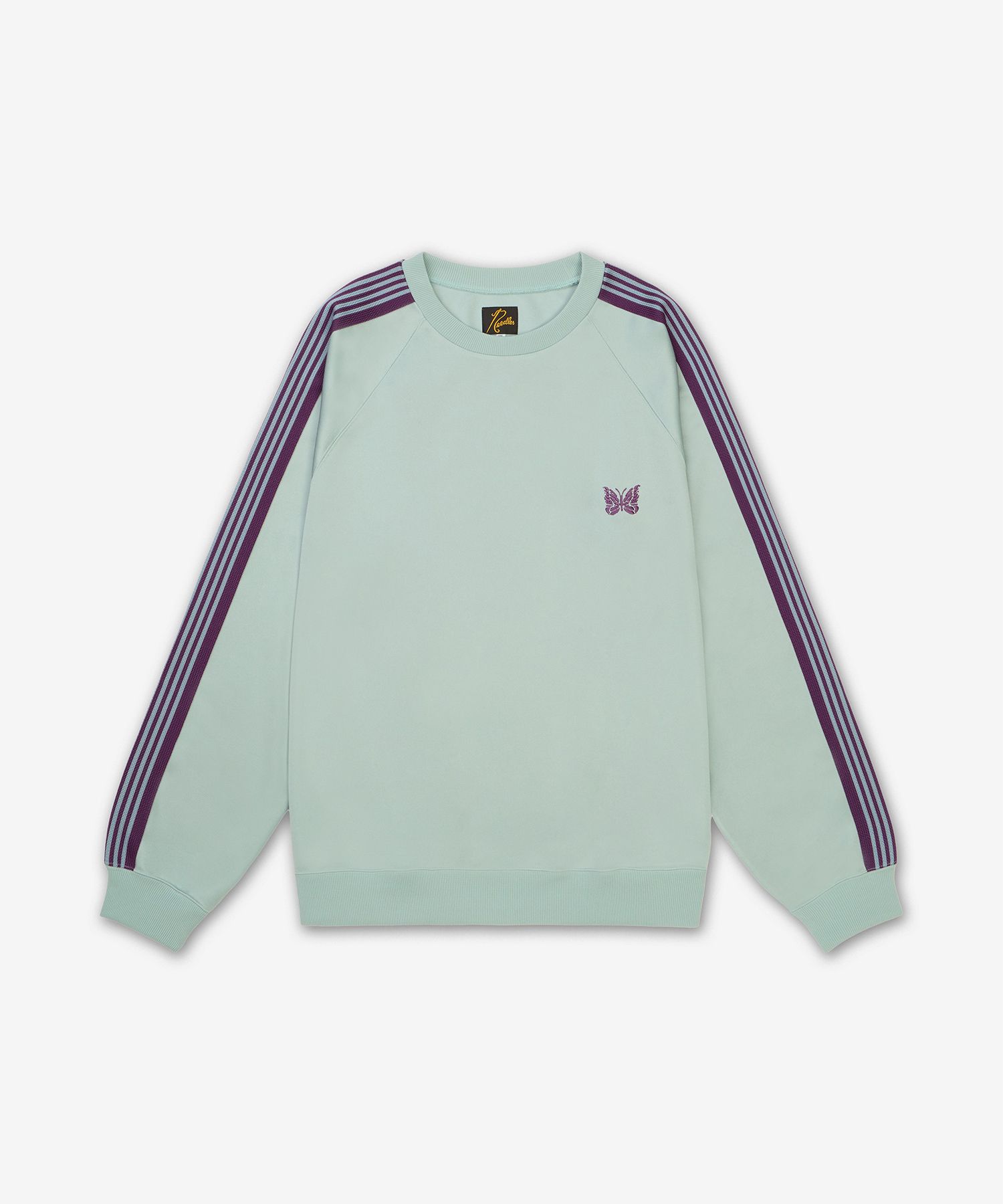 NEEDLES ■ Track Crewneck Man to Man NEEDLES Black Track Sweatshirt Needles