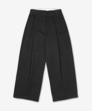 도르도니 딥 플리츠 볼륨 팬츠 - 블랙 / DORDONISNW1616BLACK