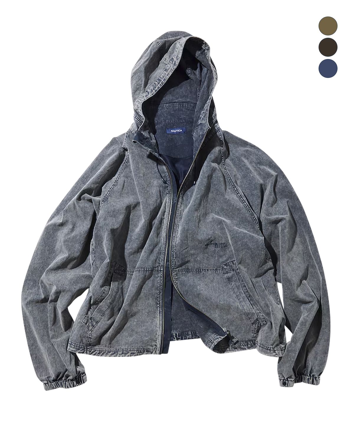 노티카(NAUTICA) 페이드 나일론 후드 블루종 JHD5015